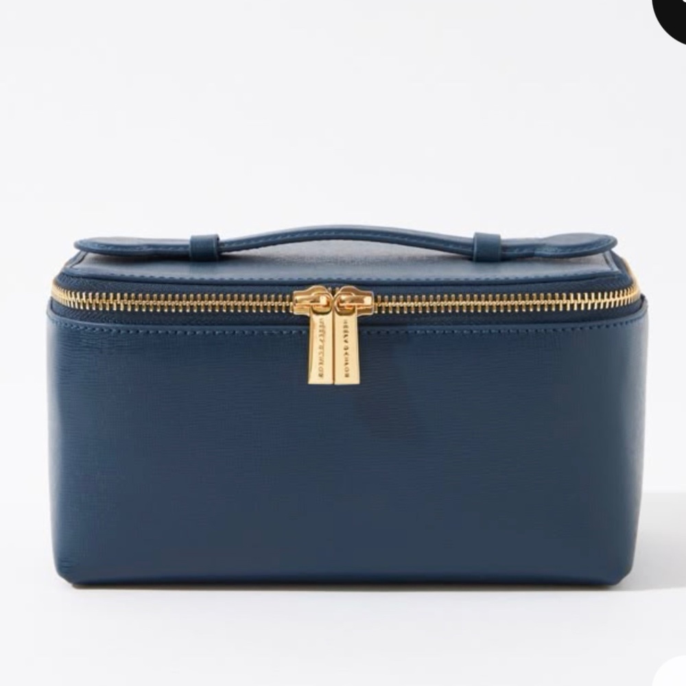 NEELY & CHLOE BNWT + Dust Bag No. 40 Small Vanity Case in Navy